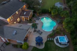 The Raleigh Resort House w/ pool+hot tub+ game room