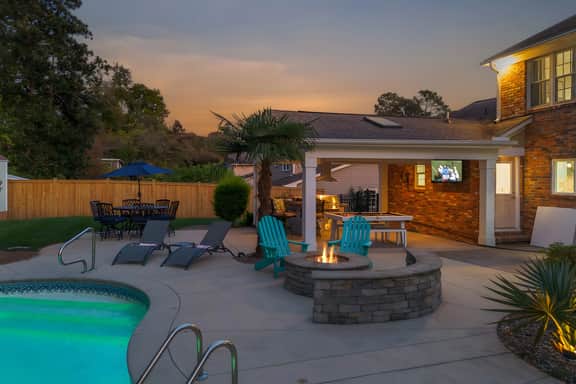 The Raleigh Resort House w/ pool+hot tub+ game room